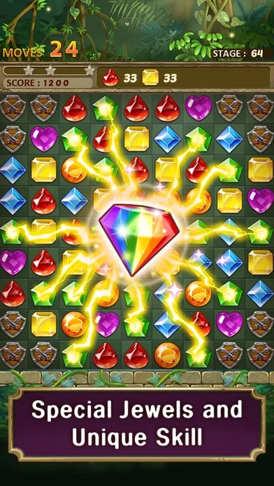 Jewels Jungle : Match 3 Puzzle screenshot 2