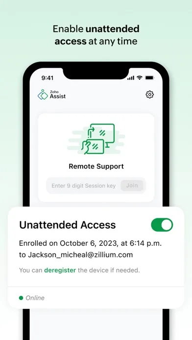Customer App - Zoho Assist screenshot 5