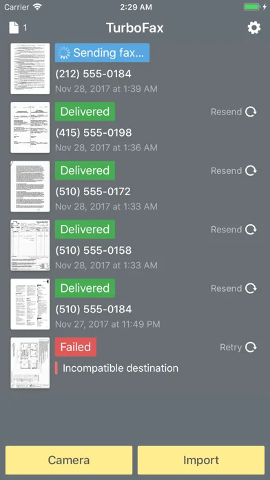 Fax with TurboFax screenshot 1