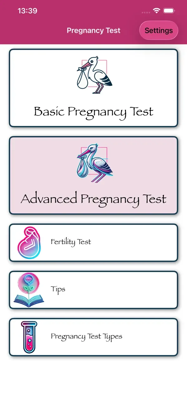 Pregnancy Test Quiz & Checker screenshot 1