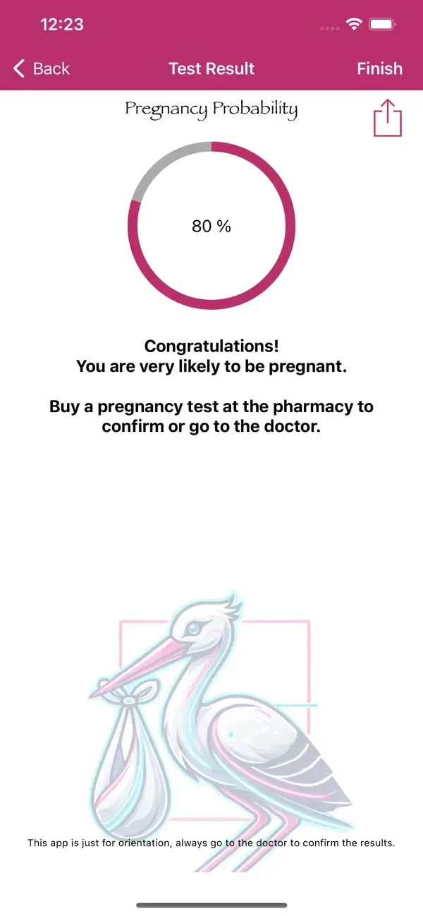 Pregnancy Test Quiz & Checker screenshot 2