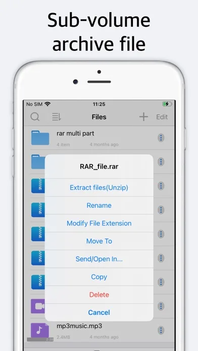 Unzip - zip,rar,7z file opener screenshot 3