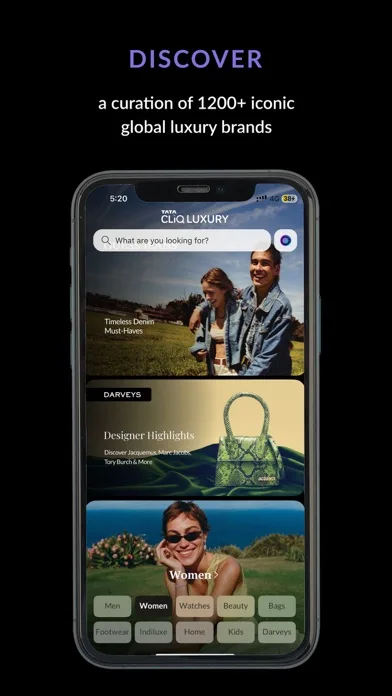 Tata CLiQ Luxury Shopping App screenshot 1