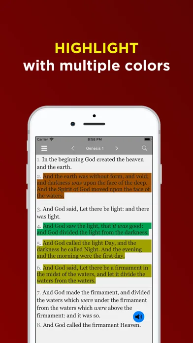 KJV Bible Offline - Audio KJV screenshot 1