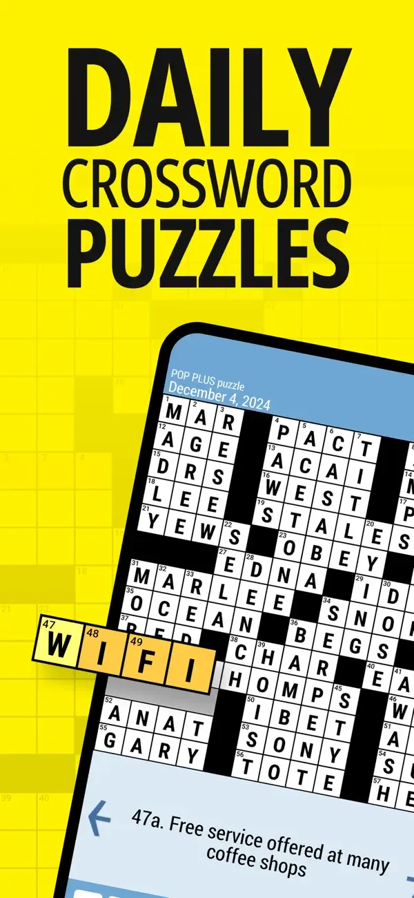 Daily POP Crossword Puzzles screenshot 1
