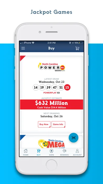 NC Lottery Official Mobile App screenshot 2