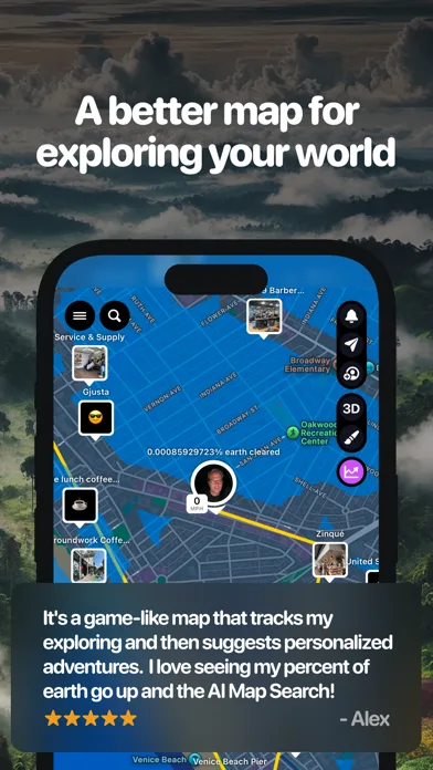Superlocal: Explore Places Map screenshot 1