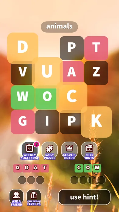 WordWhizzle Pop - word search screenshot 1