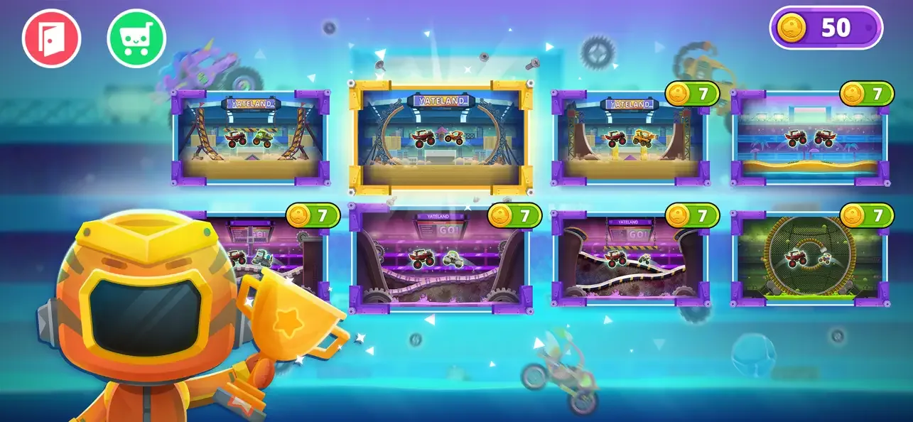 Monster Truck Games kids screenshot 3