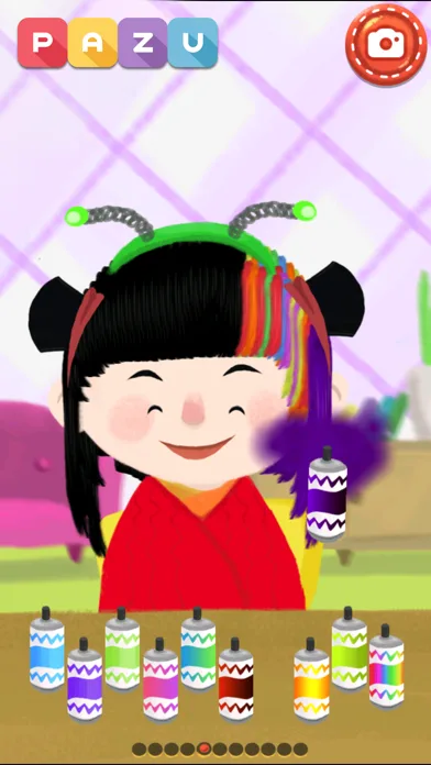 Hair salon games for toddlers screenshot 3