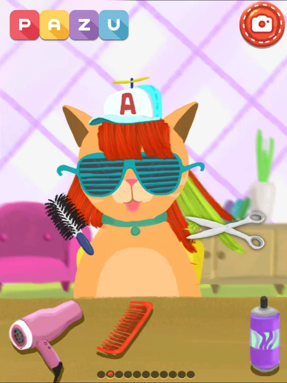 Hair salon games for toddlers screenshot 5