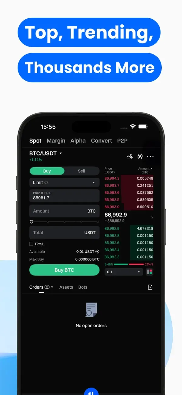 Gate: Trade BTC & ETH screenshot 3