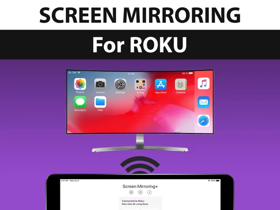 Screen Mirroring+ for Roku screenshot 1