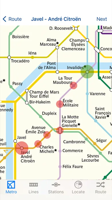 Metro Paris - Map & Routes screenshot 2