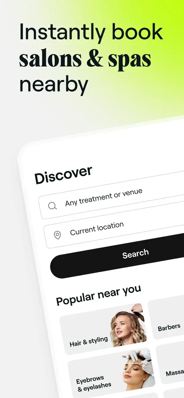 Fresha for customers screenshot 1