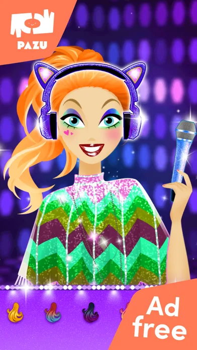 Makeup girls star dress up screenshot 1