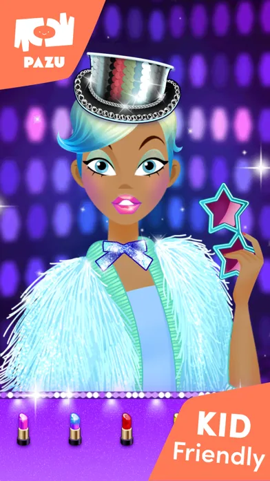 Makeup girls star dress up screenshot 2