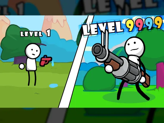 One Gun Stickman offline games screenshot 5