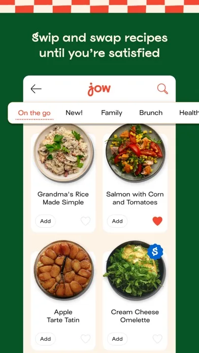 Jow - easy recipes & groceries screenshot 3