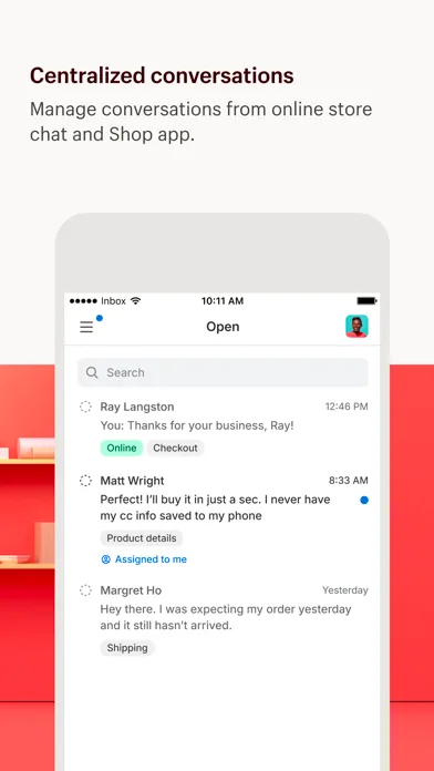 Shopify Inbox screenshot 1