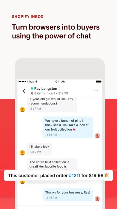 Shopify Inbox screenshot 4