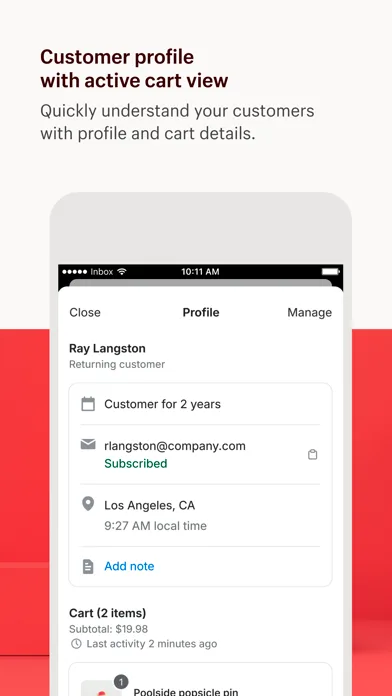 Shopify Inbox screenshot 5