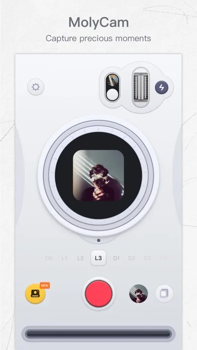 MolyCam - Retro Effects Camera screenshot 1