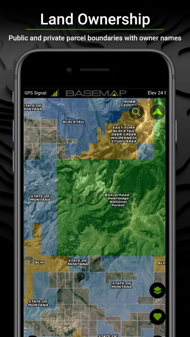 BaseMap: Hunting GPS Maps screenshot 1