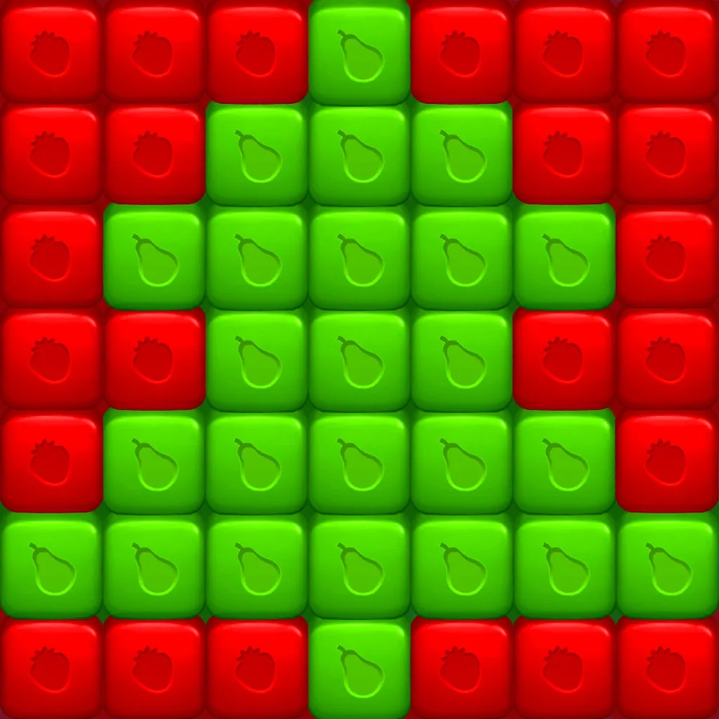 Fruit Cube Blast: Match 3 Game