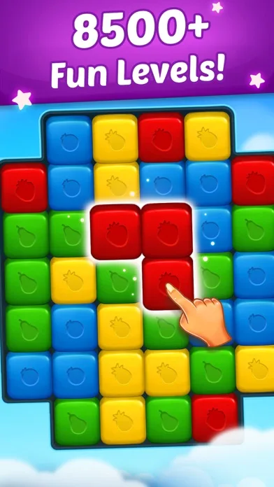 Fruit Cube Blast: Match 3 Game screenshot 1