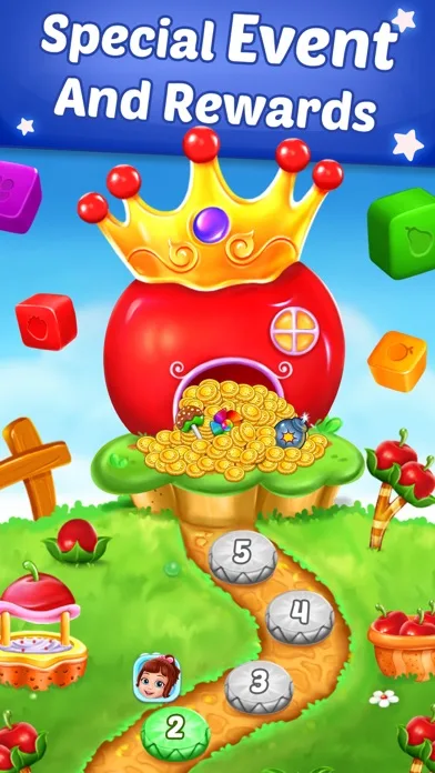 Fruit Cube Blast: Match 3 Game screenshot 4