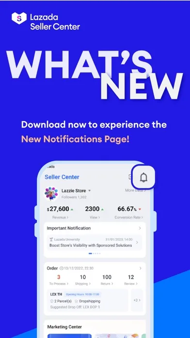 Lazada Seller Center screenshot 1
