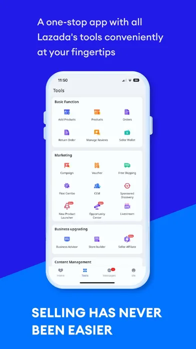 Lazada Seller Center screenshot 2