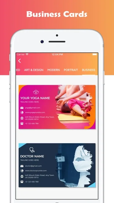 Business Card Maker! screenshot 2