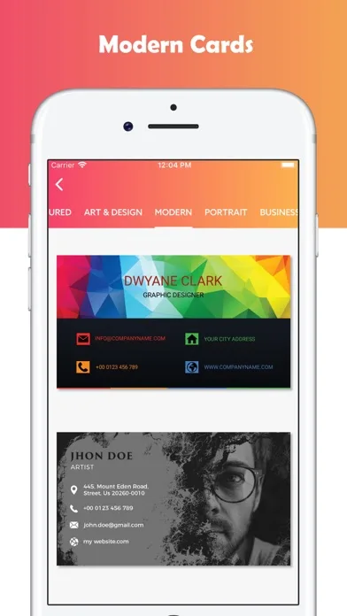 Business Card Maker! screenshot 3