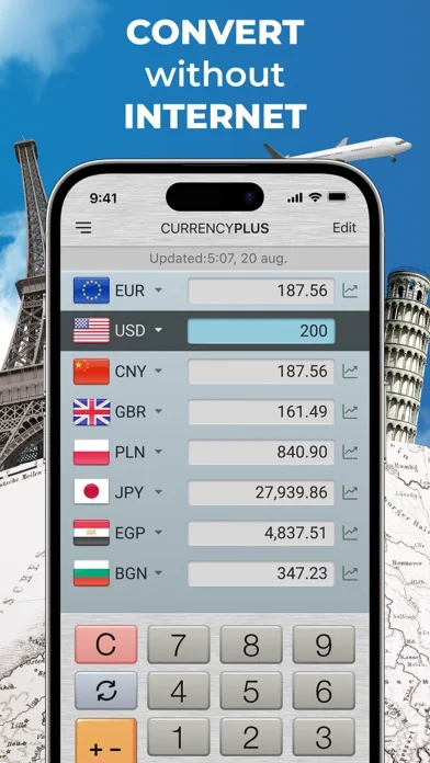 Currency Converter Plus Live screenshot 1