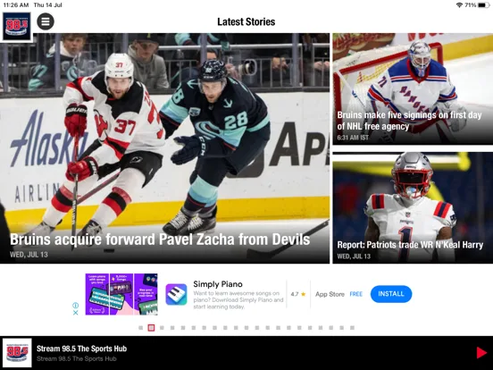 98.5 The Sports Hub screenshot 4