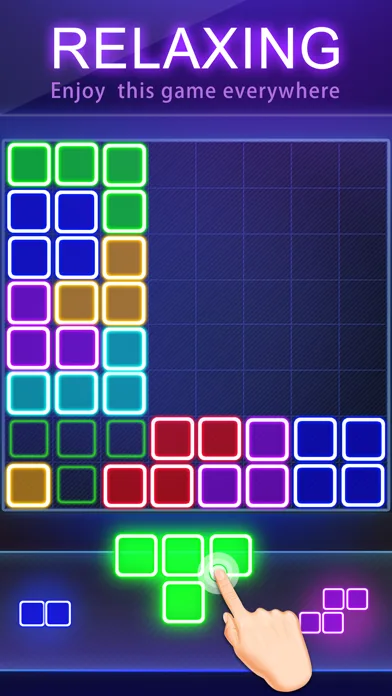 Block Puzzle -Glow Puzzle Game screenshot 3