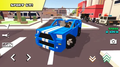 Blocky Car Racer screenshot 1