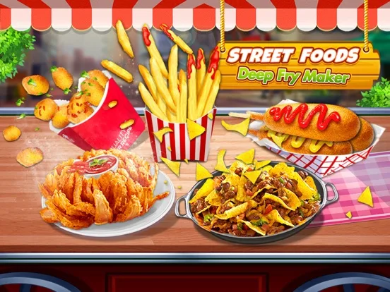 Street Fry Foods Cooking Games screenshot 5
