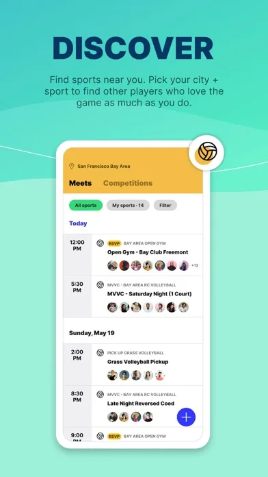 Reclub - Social Sports Nearby screenshot 2