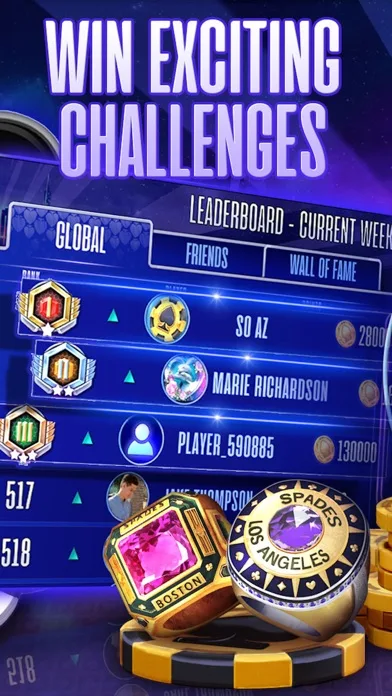 Spades Tournament online game screenshot 3