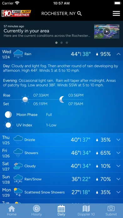 WHEC First Alert Weather screenshot 3