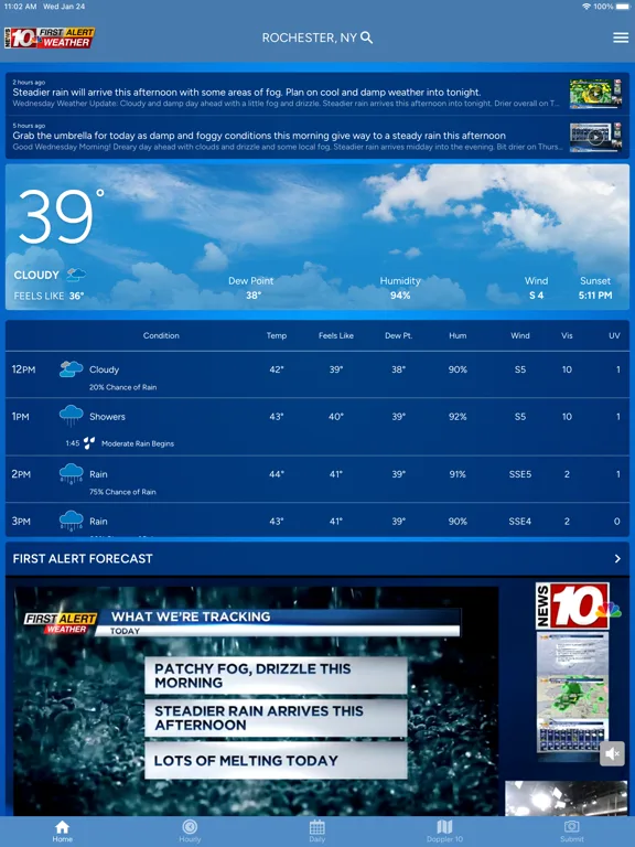 WHEC First Alert Weather screenshot 5