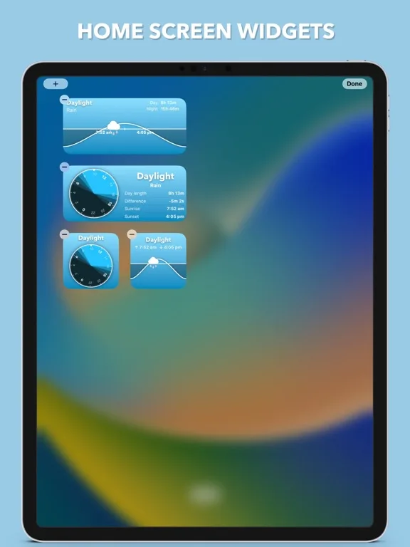 Sunrise Sunset Widget screenshot 3