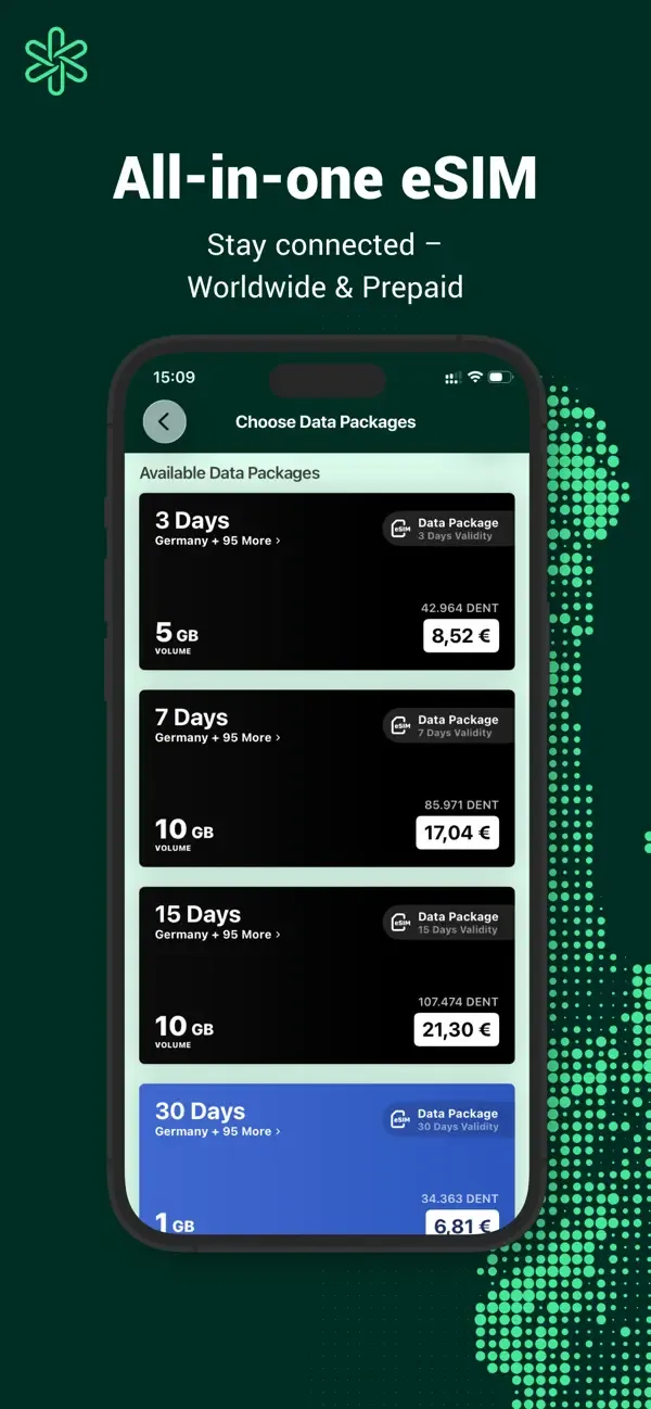 Tunz: Global eSIM For Travel screenshot 1