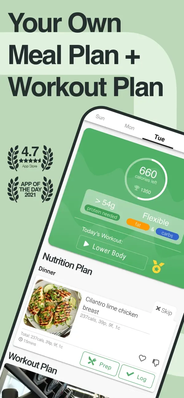 StrongrFastr Diet+Fitness AI screenshot 1