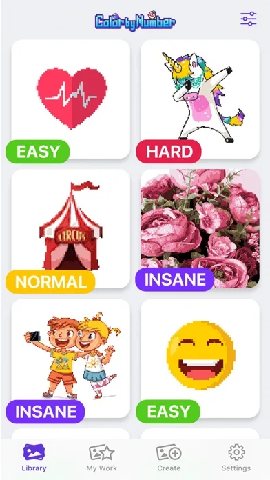 Color by Number∘ screenshot 3