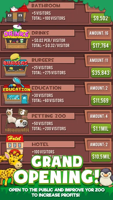 Idle Tap Zoo screenshot 2