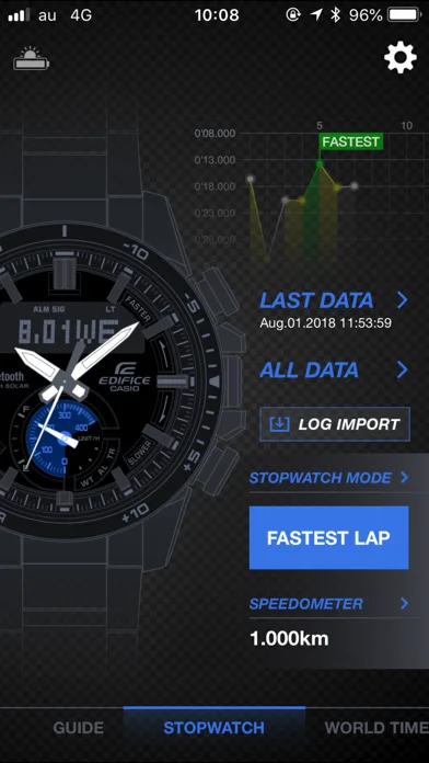 EDIFICE Connected screenshot 1